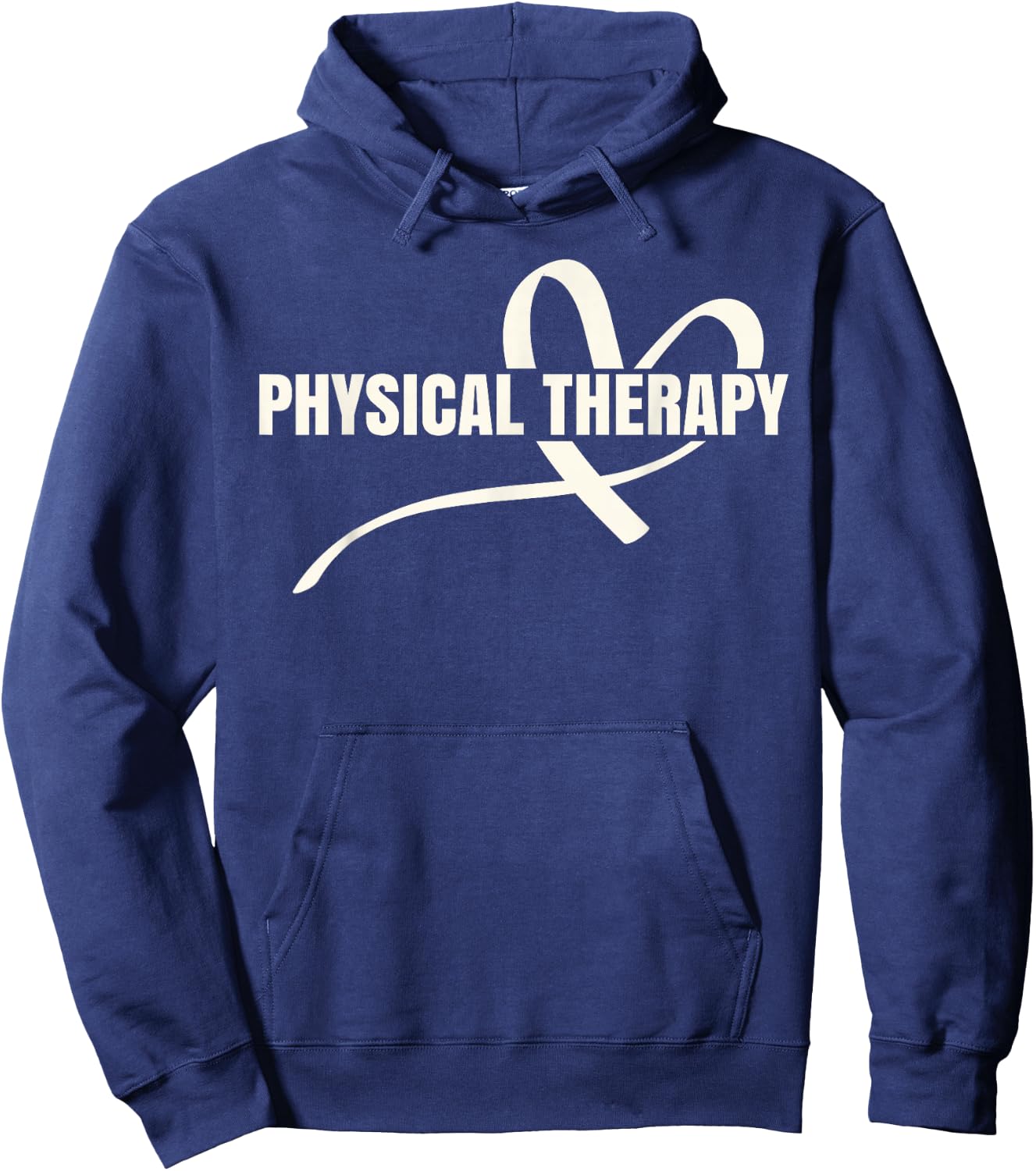 PTA Physiotherapy PT Therapist Love Physical Therapy Hoodie - Hoodie | Navy