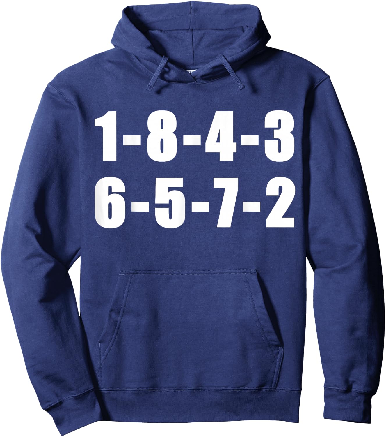18436572 Firing Order Small Block Engine V8 Big Block Hoodie - Hoodie | Navy