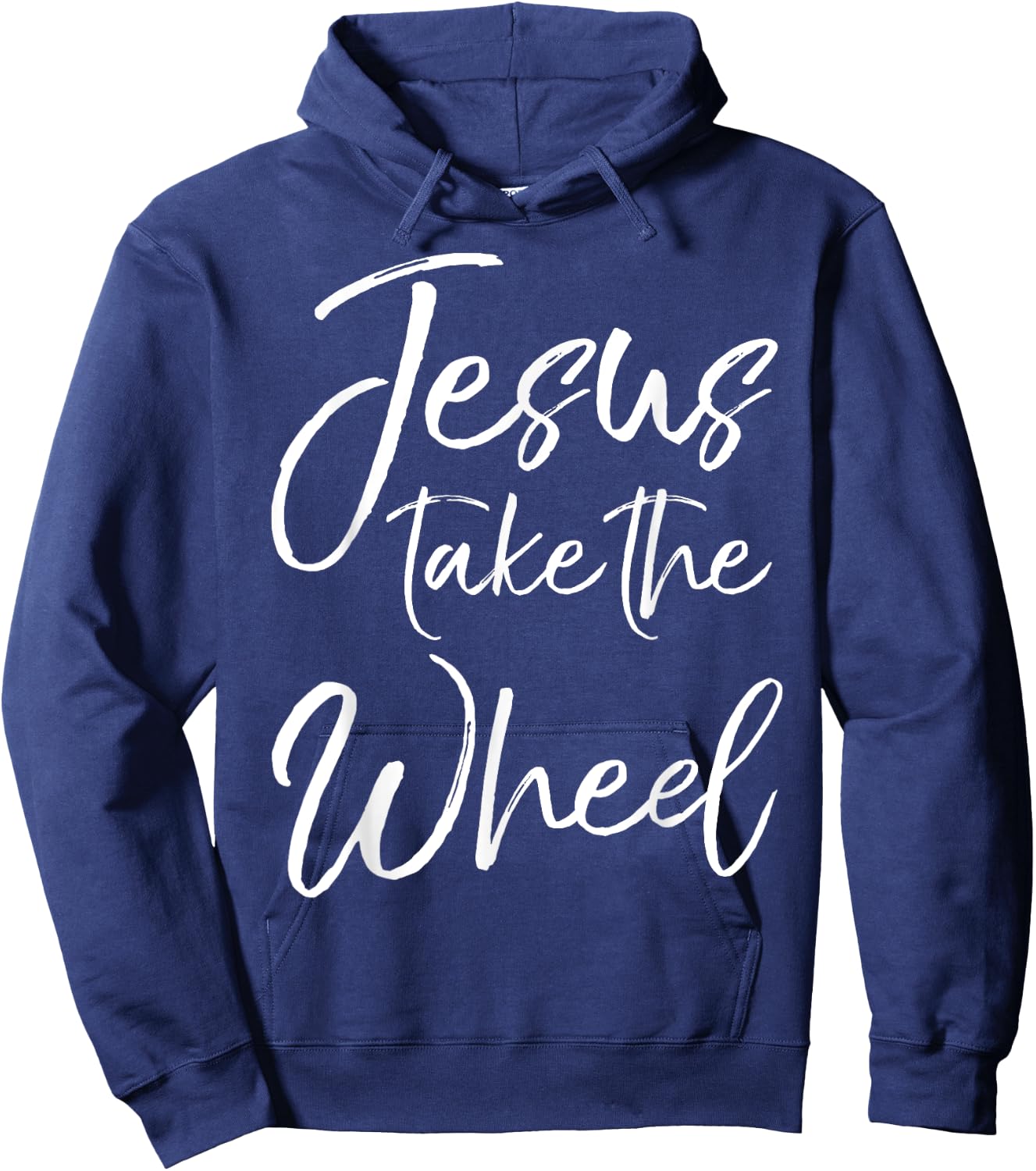 Jesus Take the Wheel Shirt Cute Christian Faith in Christ Hoodie - Hoodie | Navy
