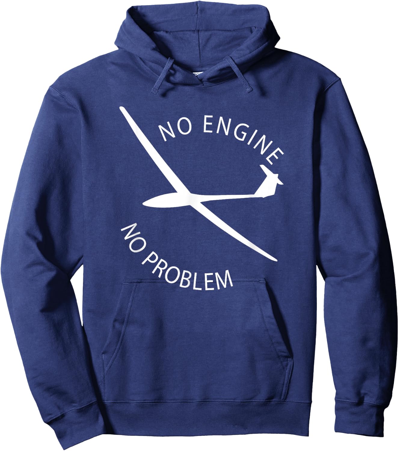 No Engine No Problem Glider Glider Pilot Funny Design Hoodie - Hoodie | Navy