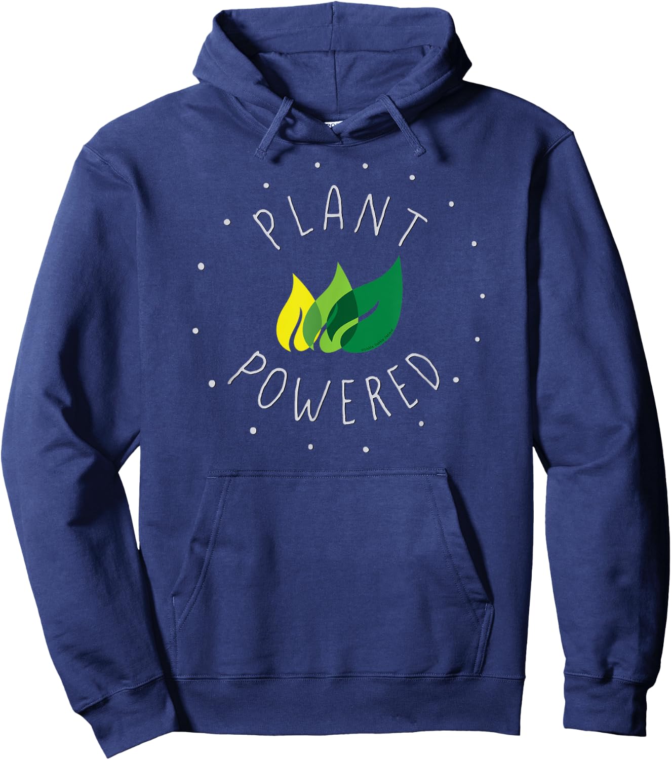 PLANT POWERED for Vegan, Vegetarian and Plant Based WFPB Hoodie - Hoodie | Navy