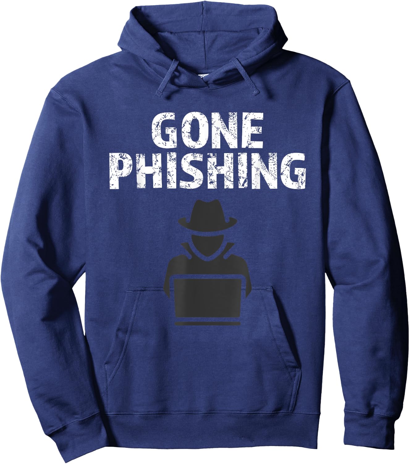 Gone Phishing - Cool Online Cyber Security Hacker / Expert Hoodie - Hoodie | Navy