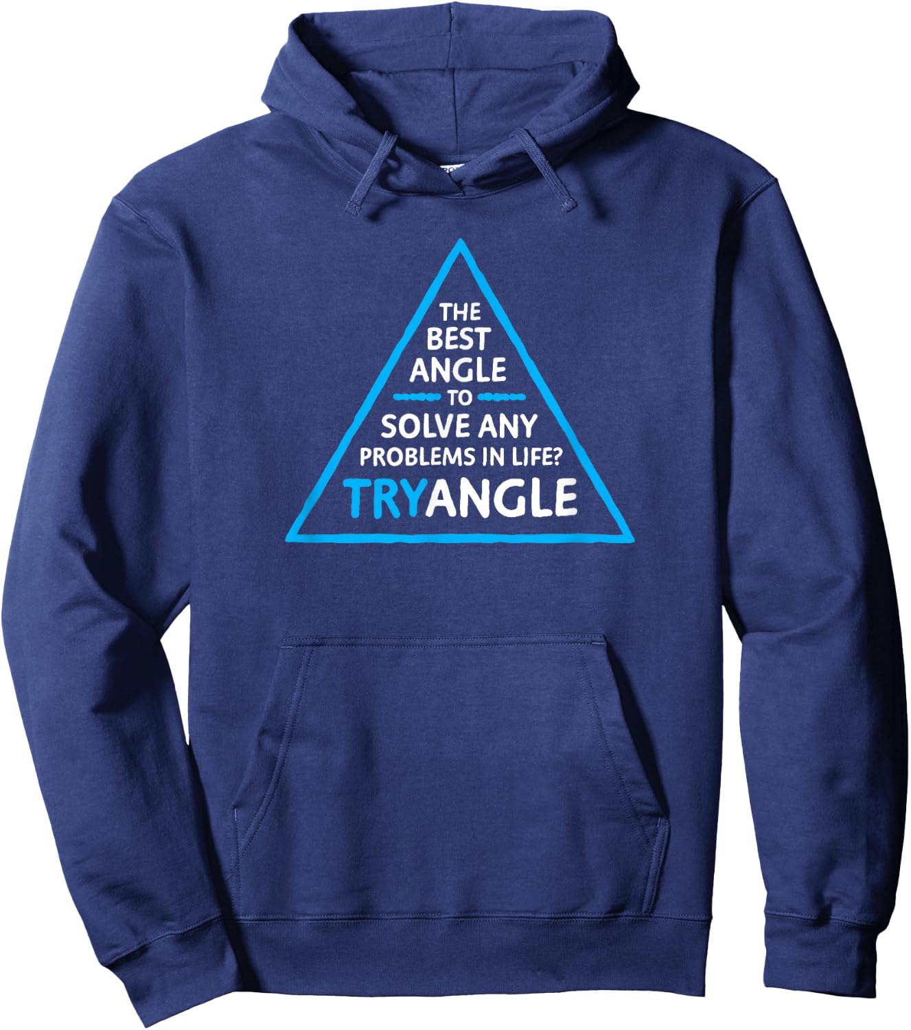 Funny Math Shirt Women Kids Motivational Quote Hoodie - Hoodie | Navy