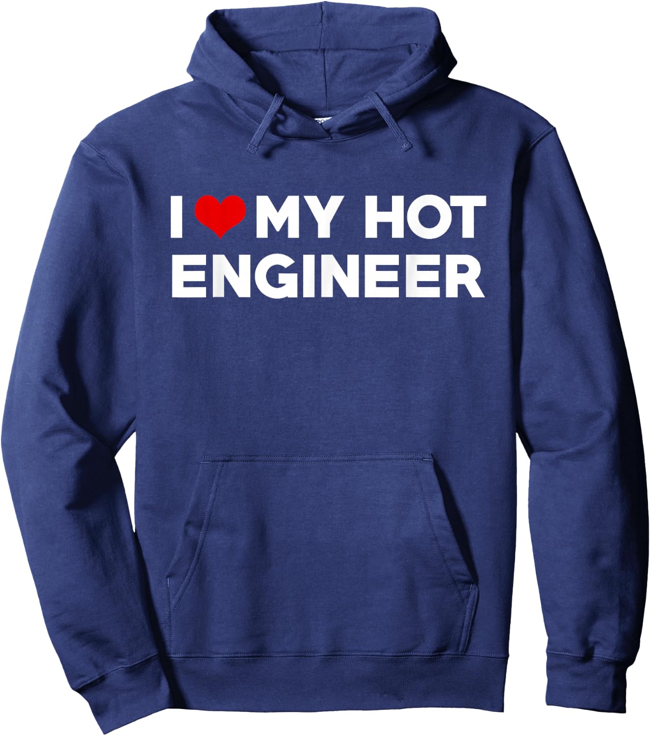 I Love My Hot Engineer Friend Couple Matching Hoodie - Hoodie | Navy