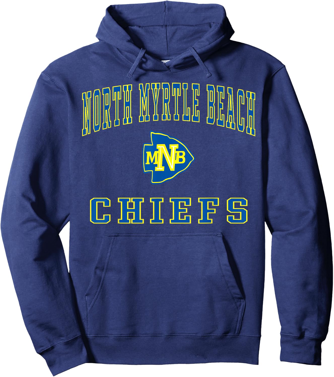 North Myrtle Beach High School Chiefs C1 Women Kids Hoodie - Hoodie | Navy
