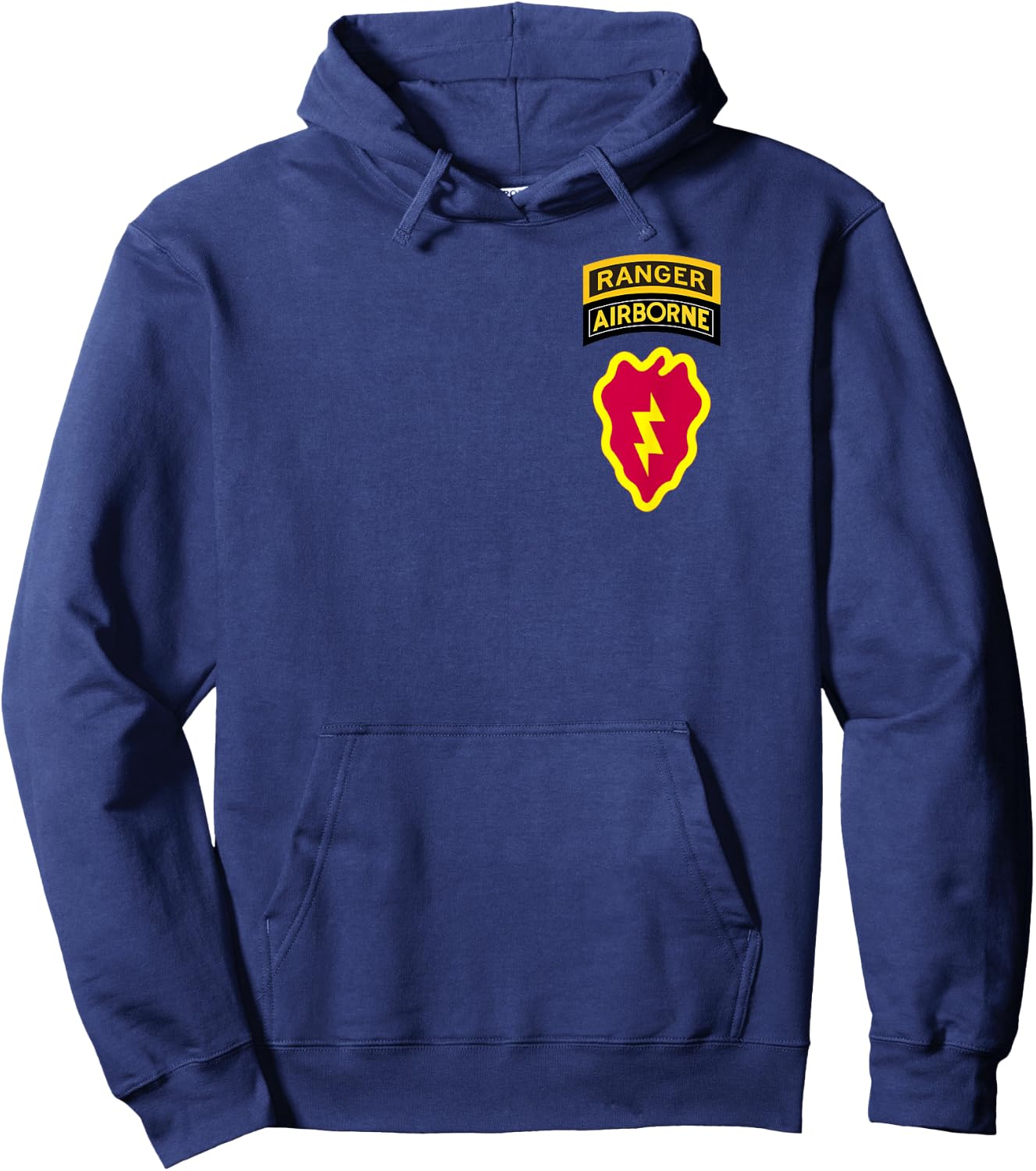 25th Infantry Division Patch - 25th ID Airborne Ranger Tab Hoodie - Hoodie | Navy