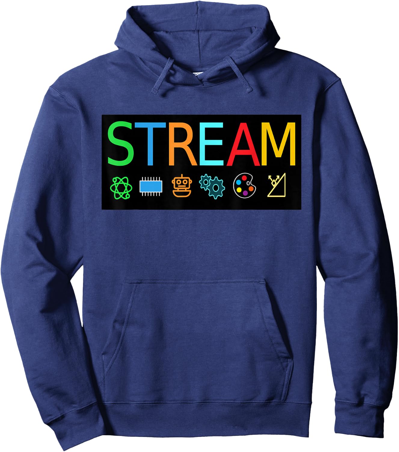 STREAM Technology Robotics Shirt for Teachers and Students Hoodie - Hoodie | Navy