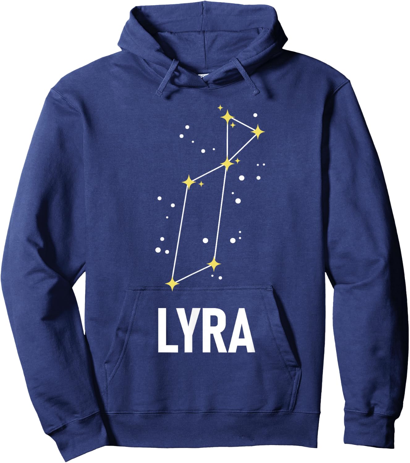 Lyra - Stars Constellation Stargazing Astrology Stargazer Hoodie - Hoodie | Navy