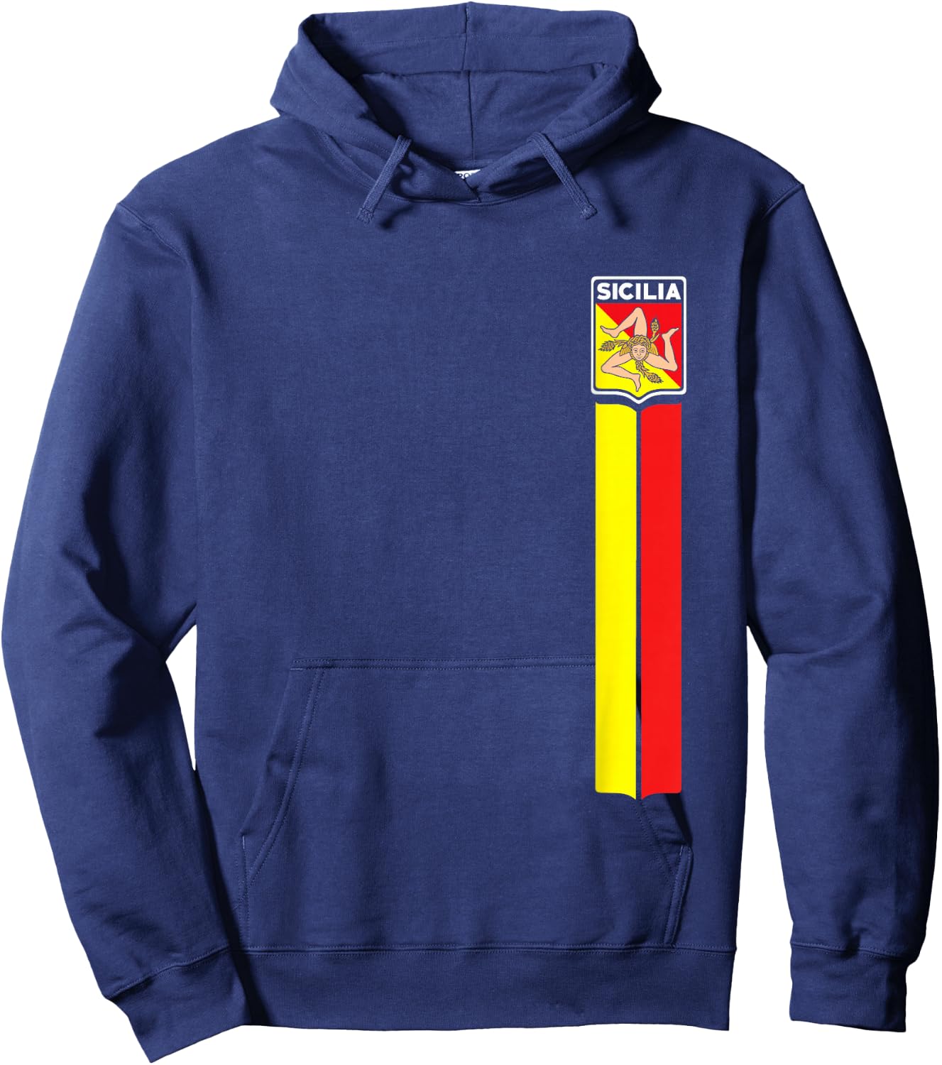 Sicilian Flag Hoodie - Hoodie | Navy