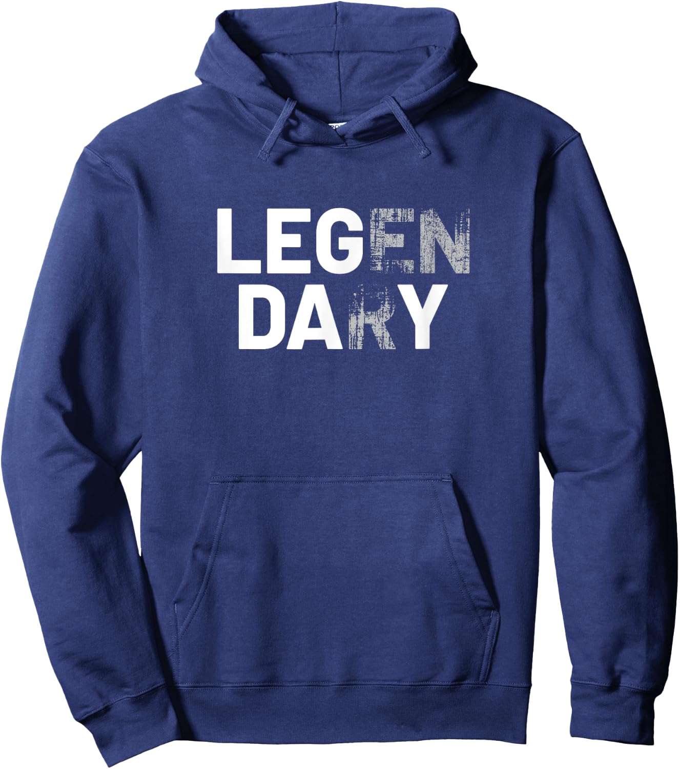 Leg Day Legend - Never Skip Leg Day - Funny Gym Hoodie - Hoodie | Navy