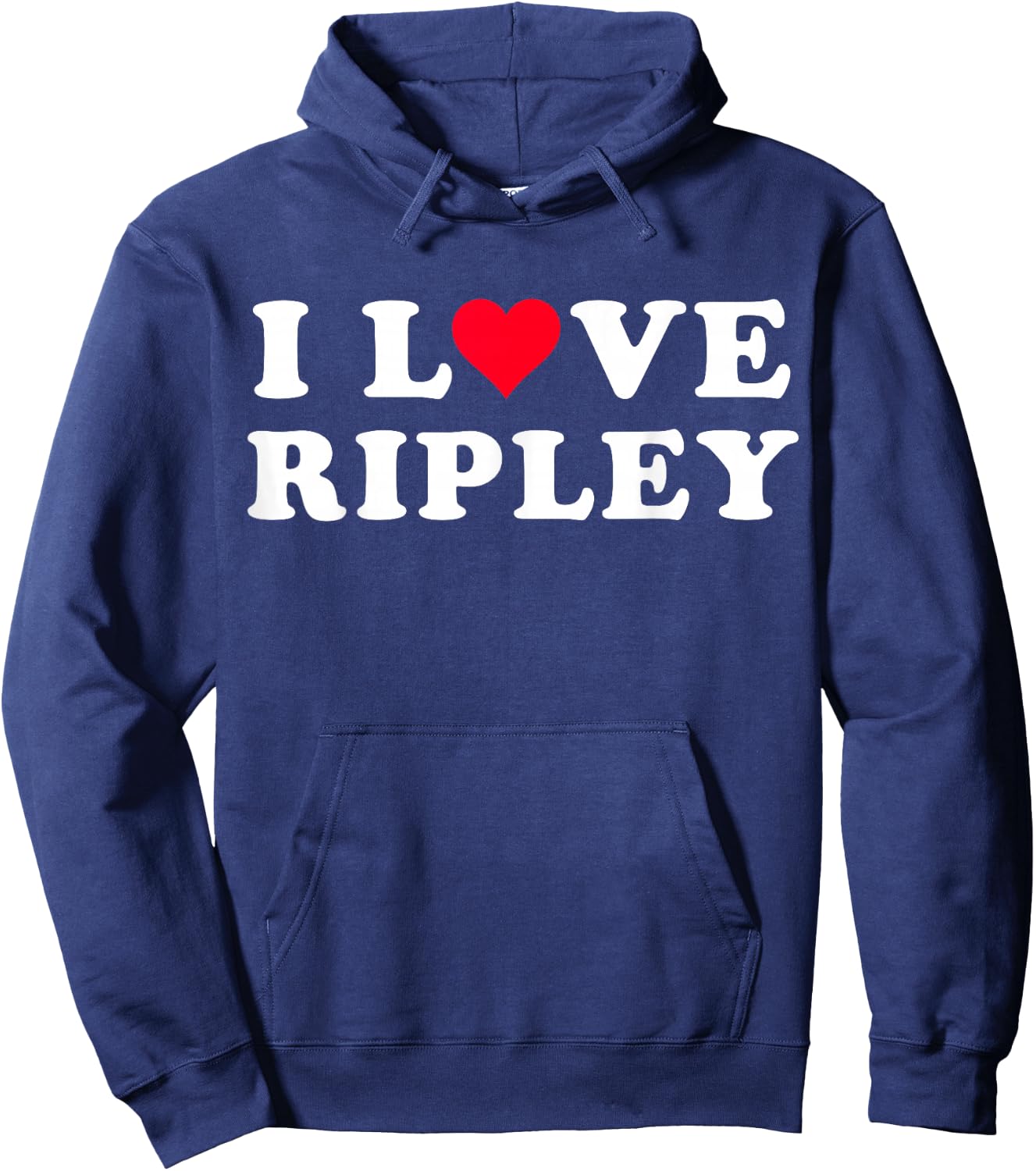 I Love Ripley Matching Girlfriend & Boyfriend Ripley Name Hoodie - Hoodie | Navy