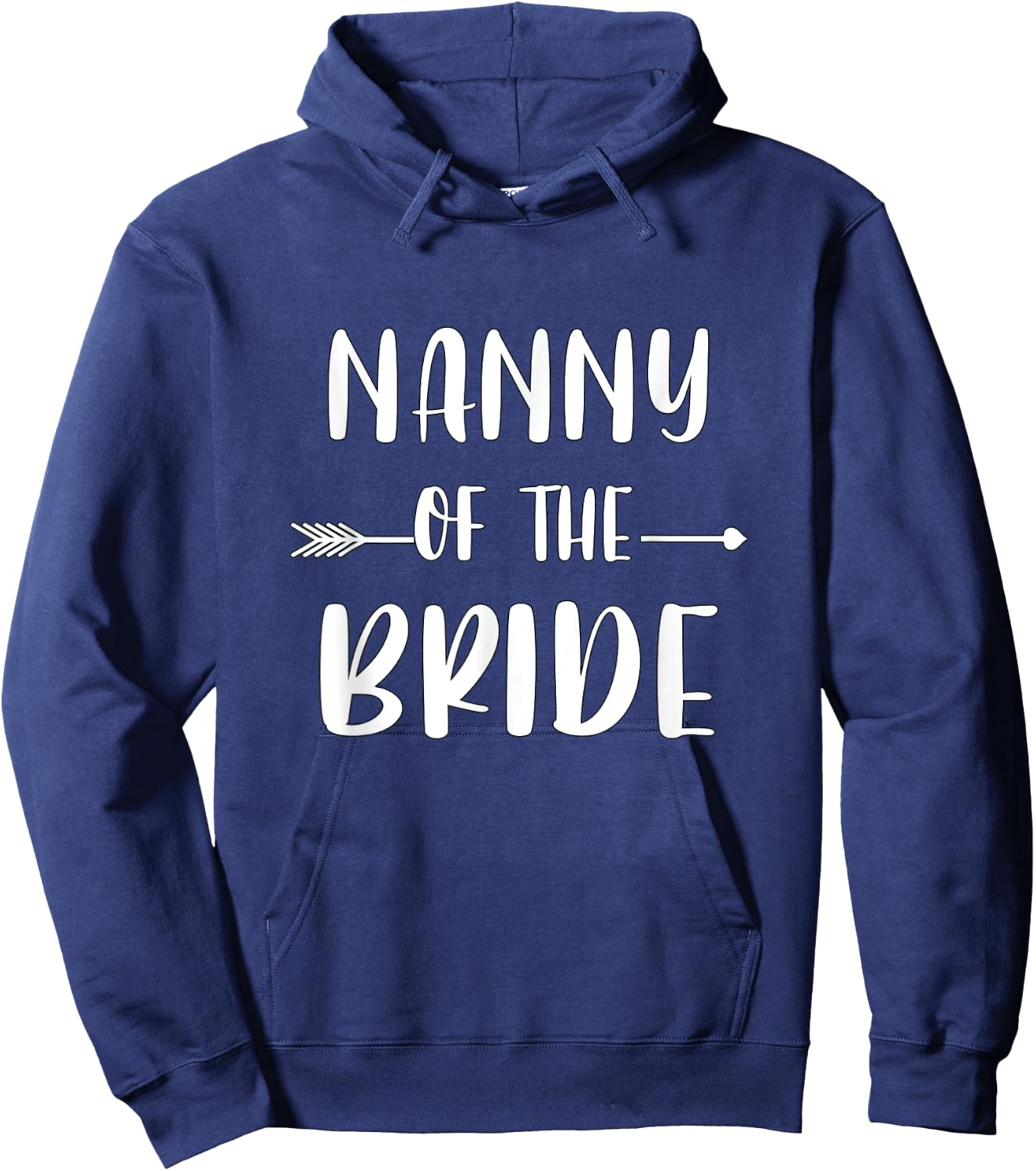 Nanny Of The Bride Wedding Party Matching Bridal Party Hoodie - Hoodie | Navy