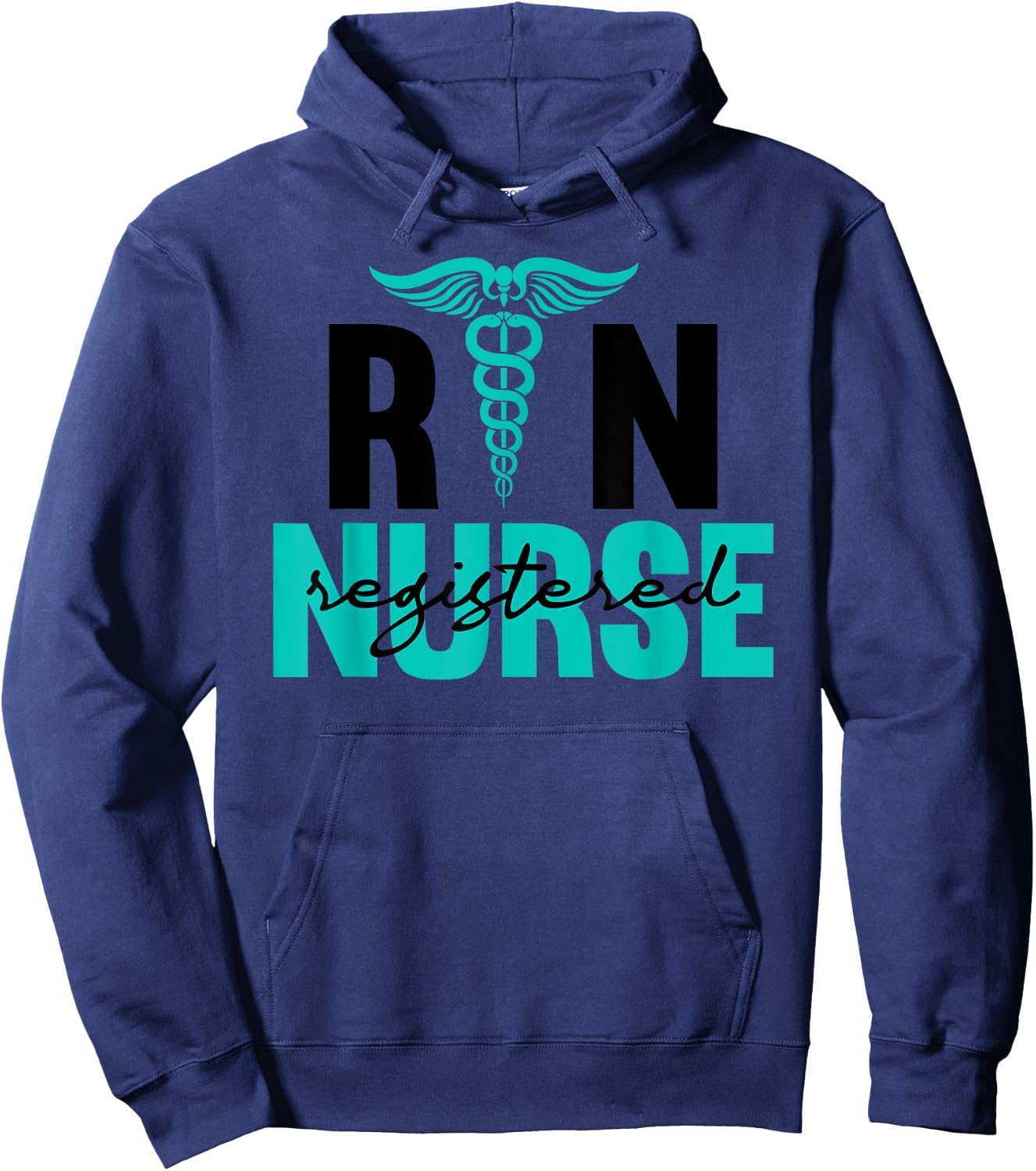 RN Nurse Registered Nurse Life Nursing School Women Hoodie - Hoodie | Navy