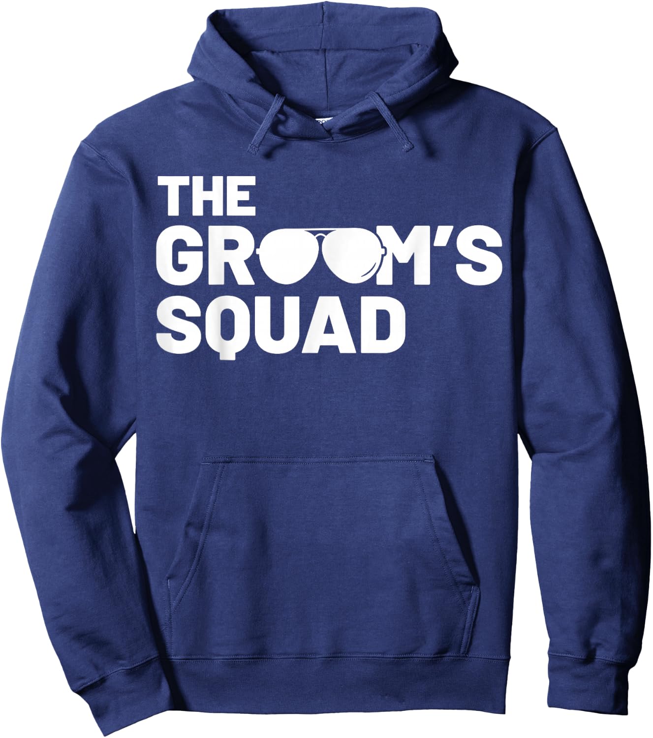Groomsmen Groom Squat Men Bachelor Supplies Party Wedding Hoodie - Hoodie | Navy