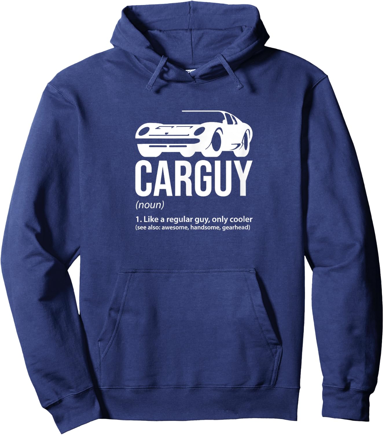 Motor Car Mechanics Guy funny Gear Head Hoodie - Hoodie | Navy