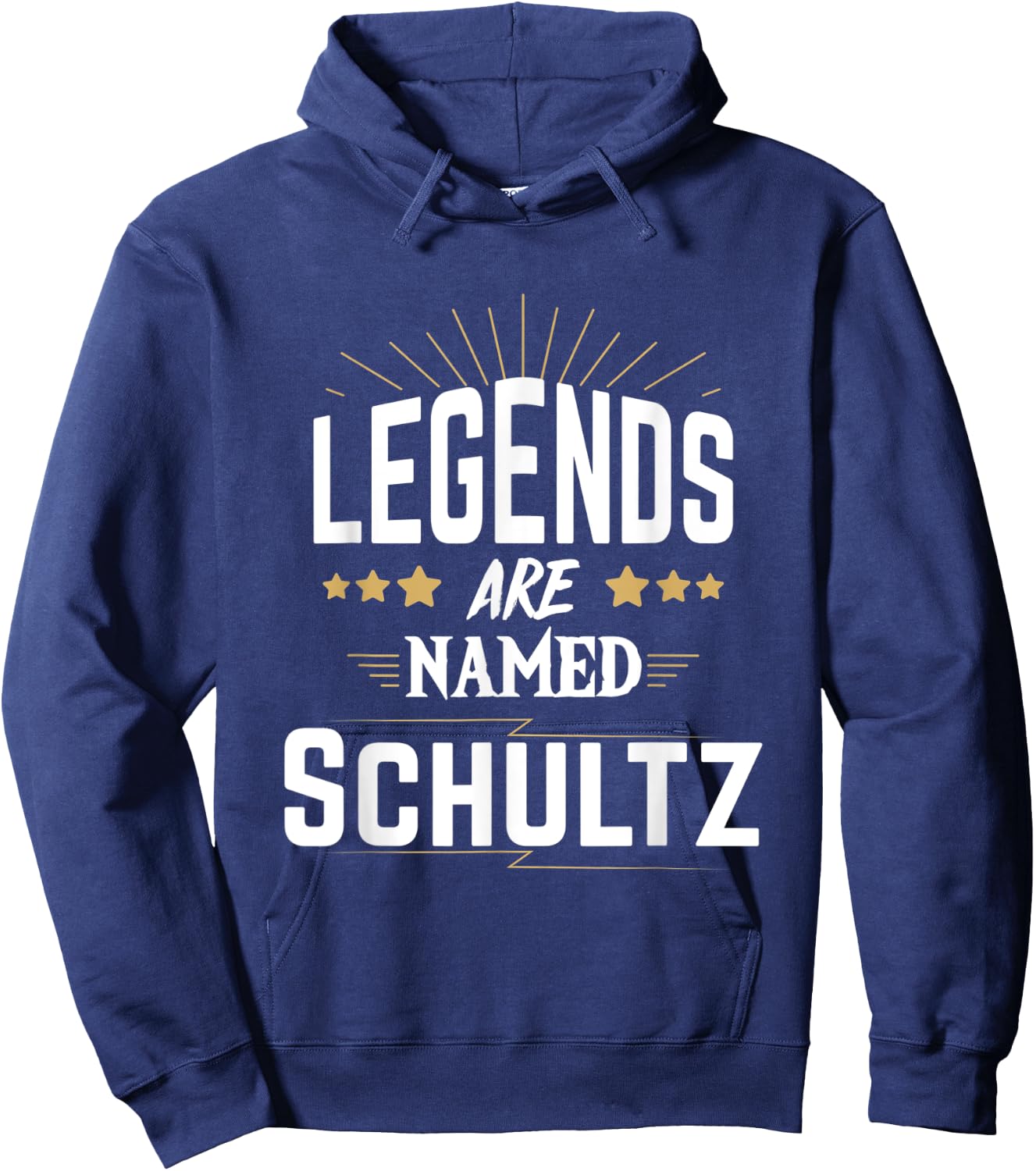 Legends Are Named Schultz Hoodie - Hoodie | Navy