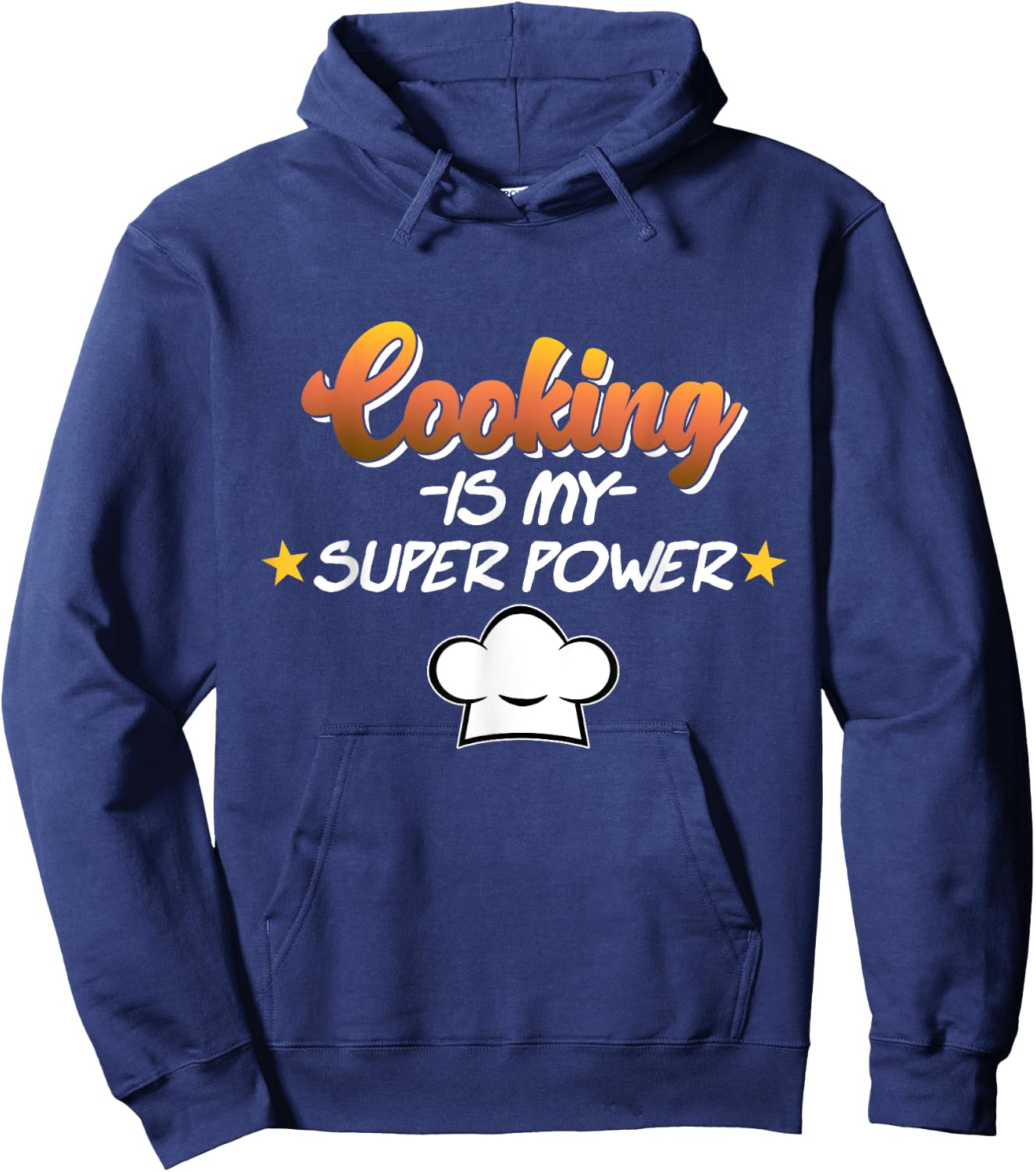 Cooking Is My Superpower Cook Chef Kitchen Food Graphic Hoodie - Hoodie | Navy