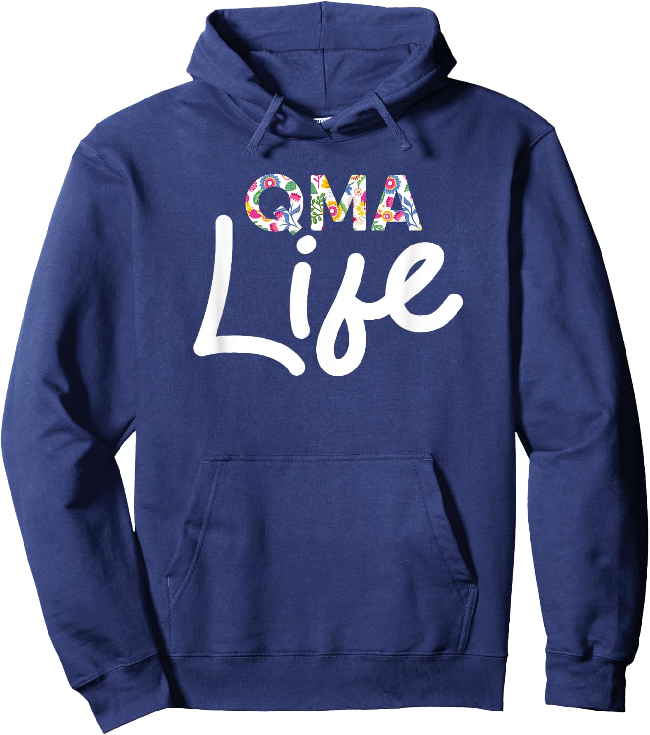 QMA Life Nursing Healthcare Nurse Week Medication Aide Hoodie - Hoodie | Navy