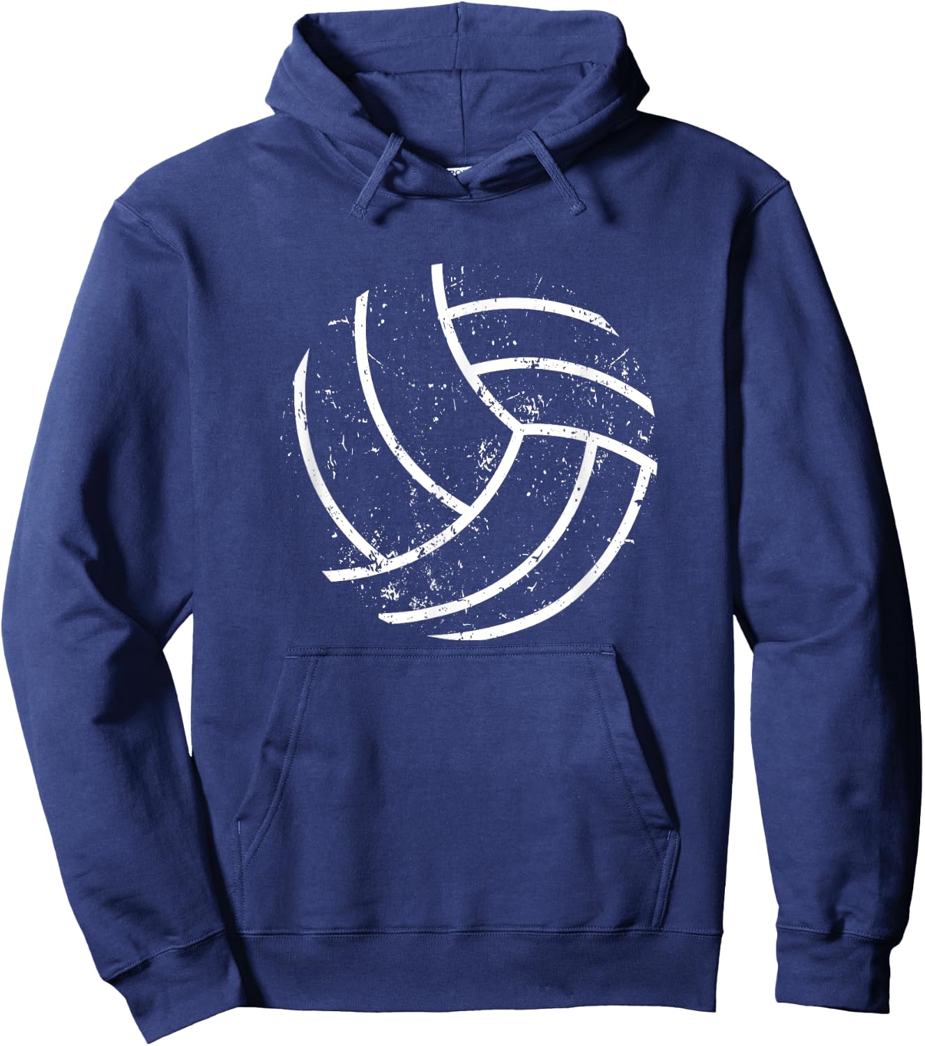 Volleyball Player Sports Volley Ball Silhouette Vball Hoodie - Hoodie | Navy
