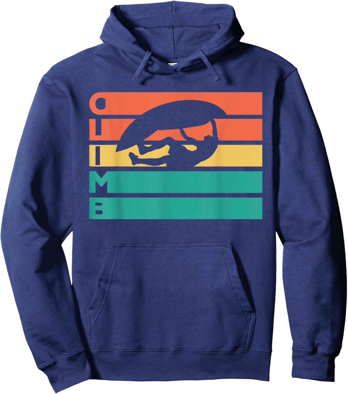 Retro Vintage Climbing Gift Climbers Hoodie - Hoodie | Navy