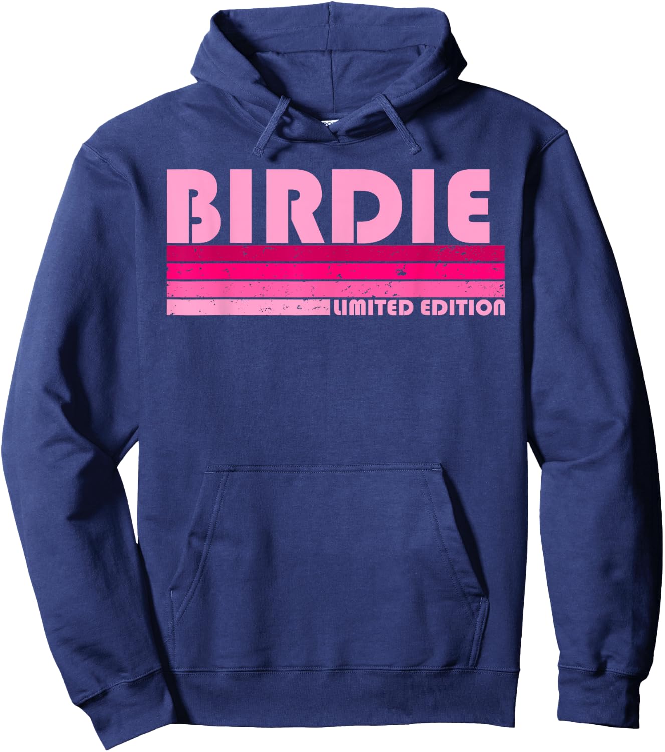Birdie Name Personalized Retro Vintage 80s 90s Birthday Hoodie - Hoodie | Navy