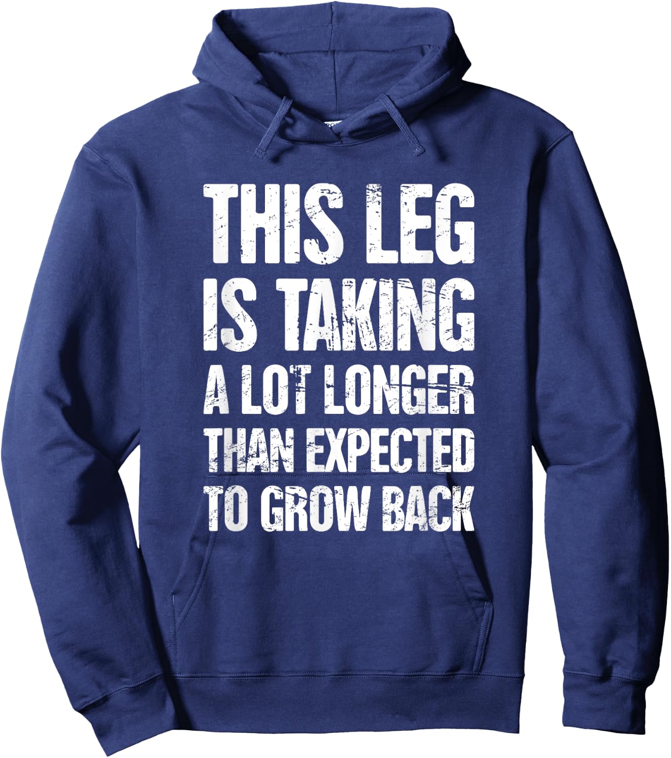 Funny Gift Leg Amputee Hoodie - Hoodie | Navy