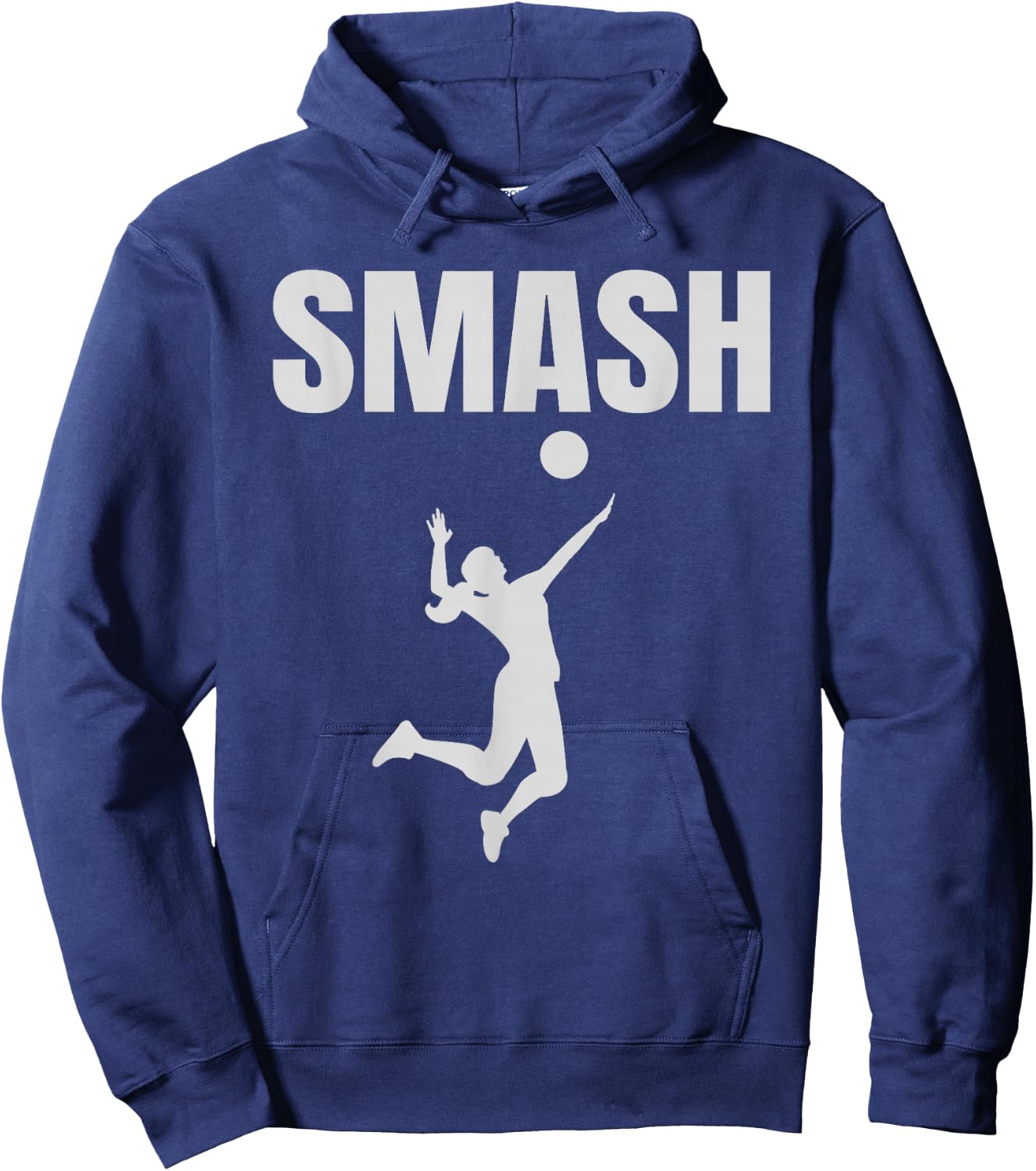 Smash Volleyball Player Spiker Net School Life Hoodie - Hoodie | Navy