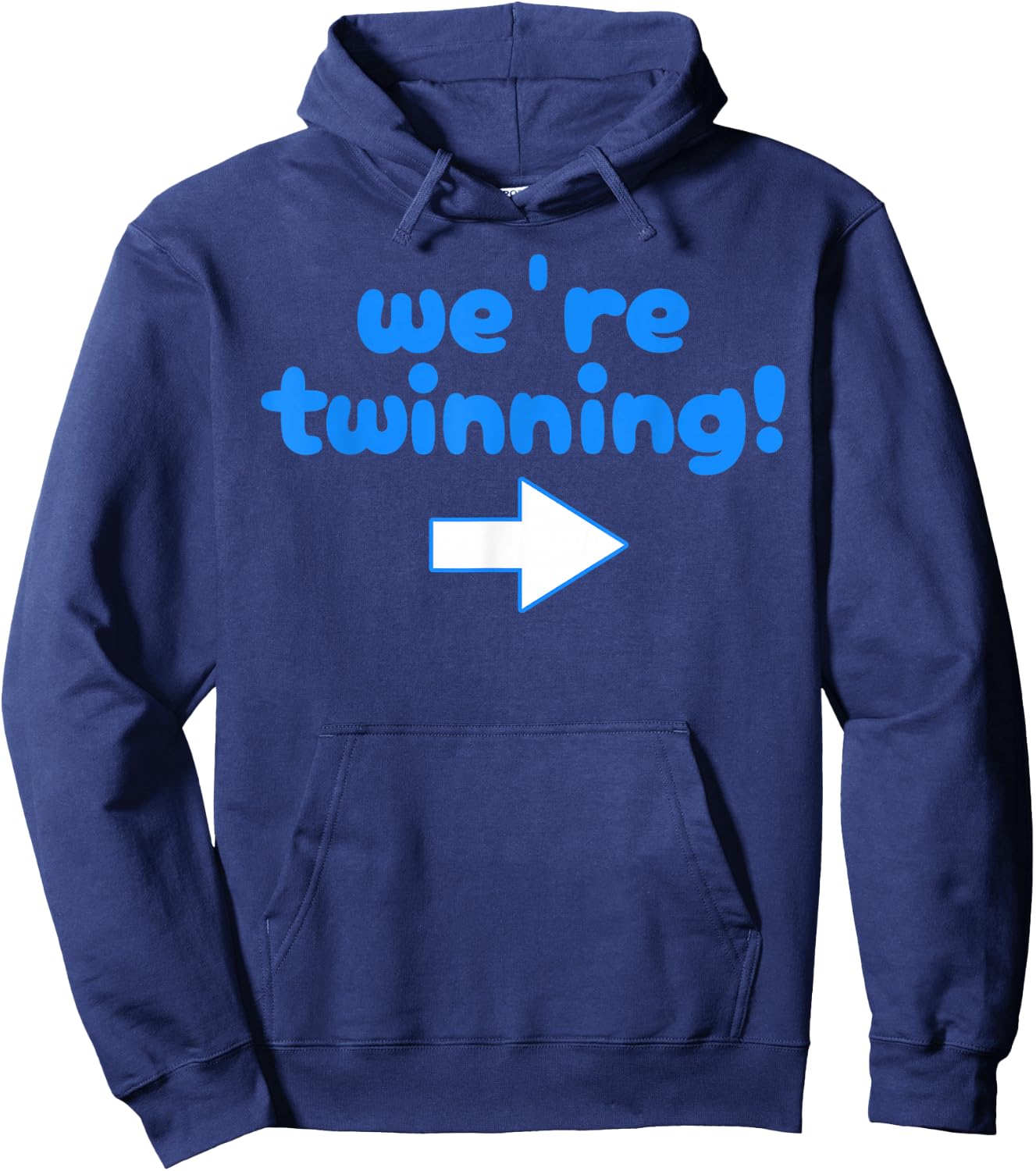 Twinning with My Bestie Spirit Week Twin Day Best Friend Hoodie - Hoodie | Navy