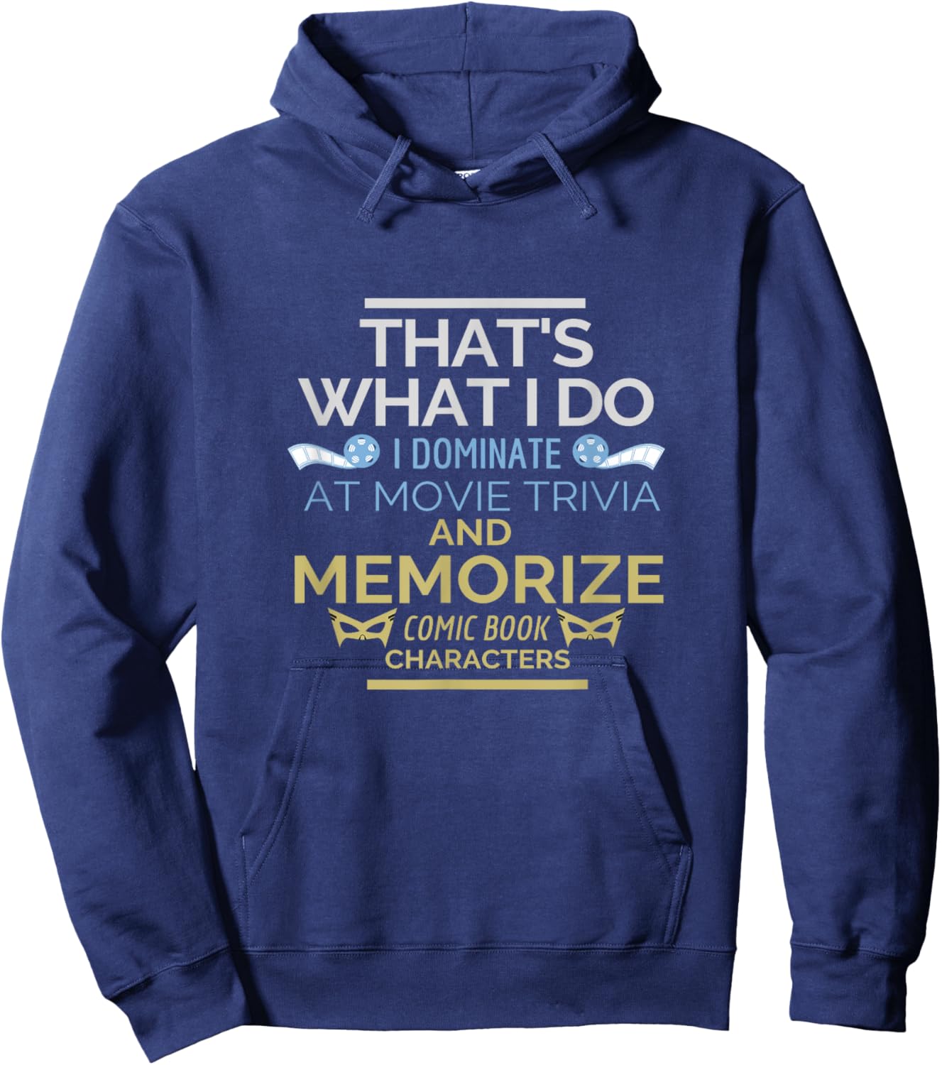 Funny Movie Trivia & Comic Book Fan Apparel Men & Women Gift Hoodie - Hoodie | Navy