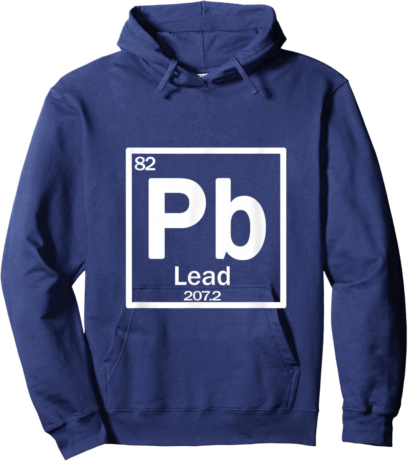Chemistry Pb (lead) element Hoodie - Hoodie | Navy