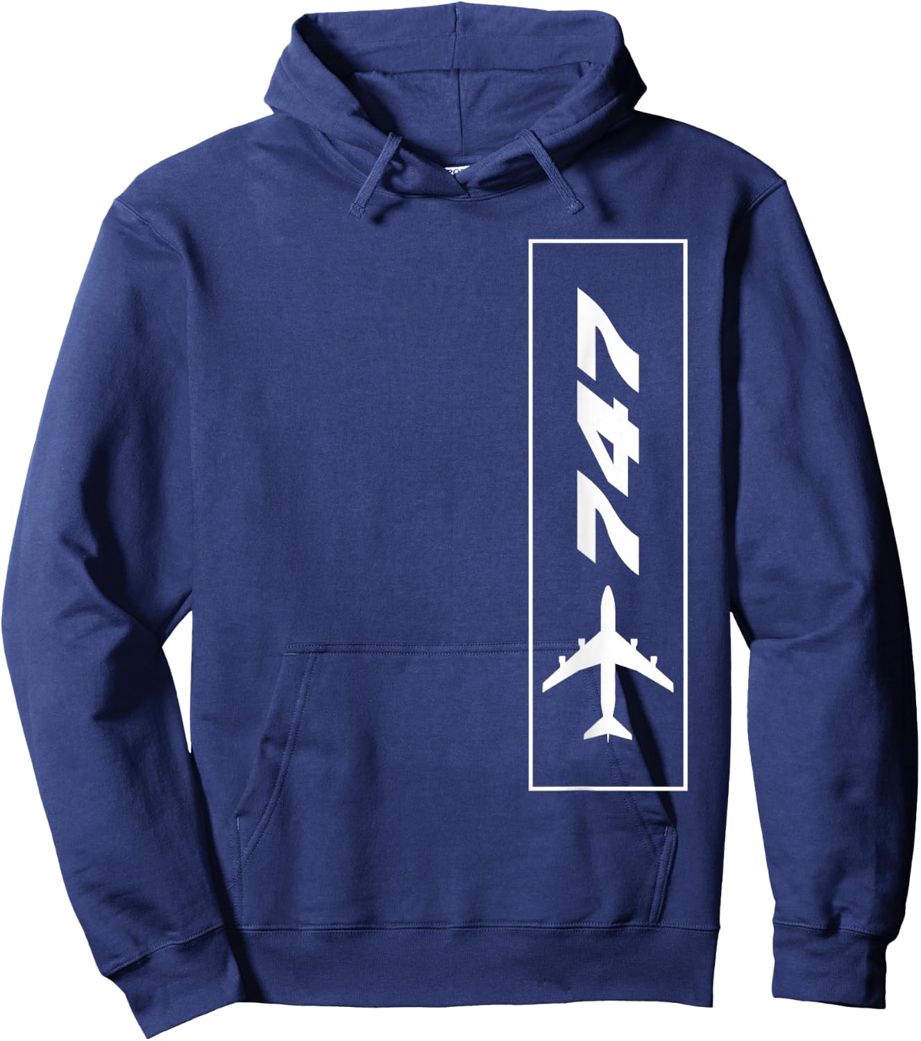 747 Airliner Plane For Avgeeks Hoodie - Hoodie | Navy