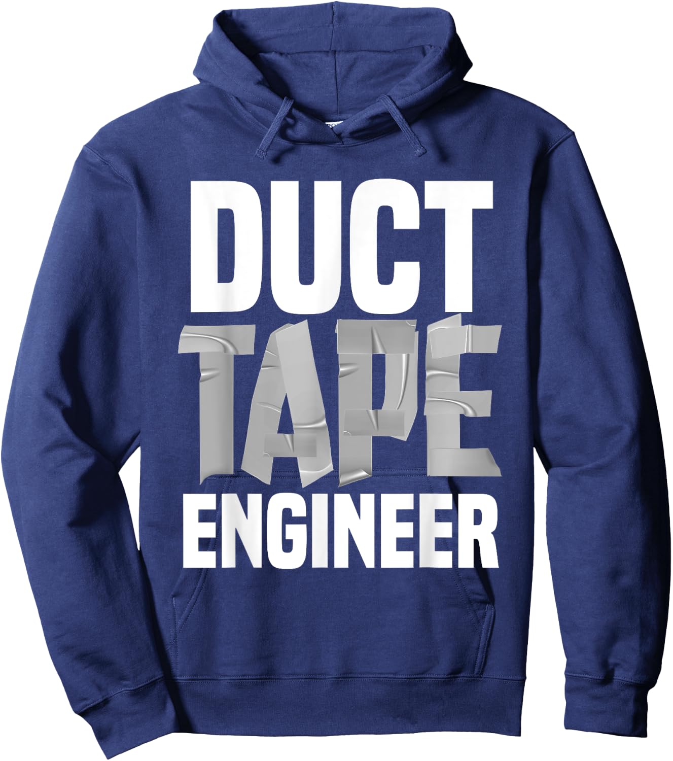 Funny Duct Tape Engineer Women Tape Handyman Repair Hoodie - Hoodie | Navy