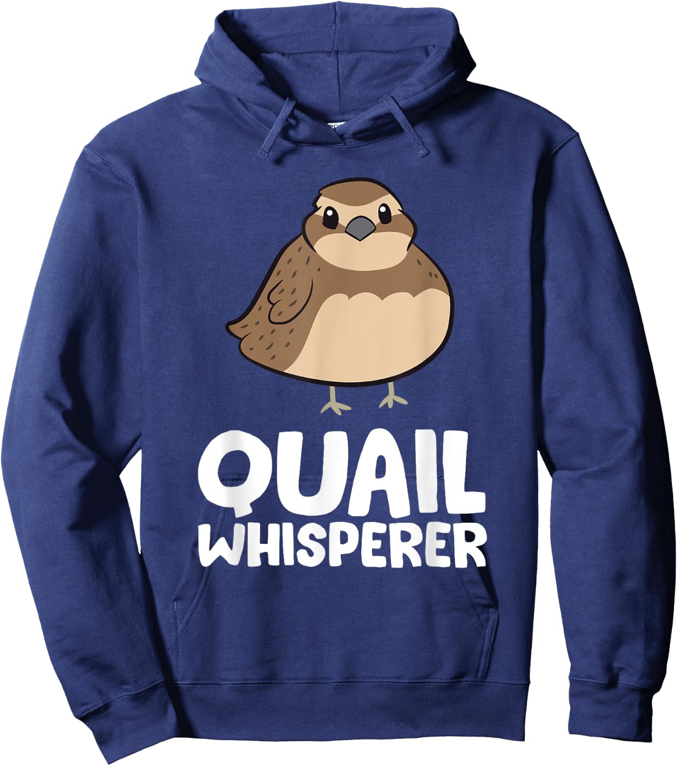 Funny Quail Whisperer Love Quail Birds Hoodie - Hoodie | Navy