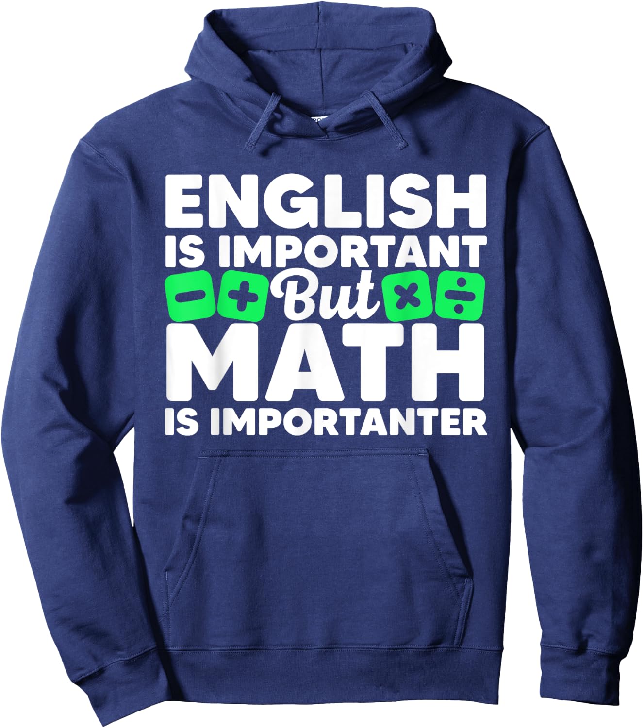 Funny Math Art Women Student Pun Mathematics Lovers Hoodie - Hoodie | Navy