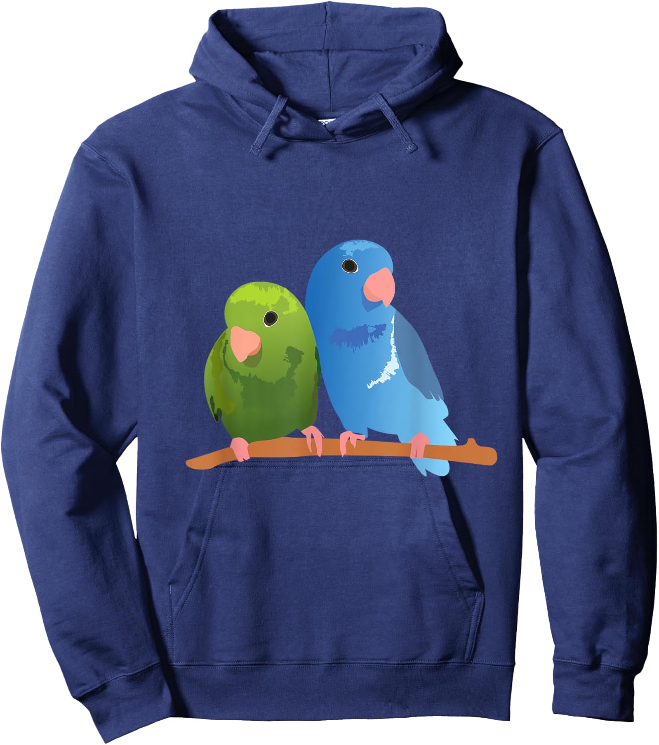 Cute Cuddling Parrotlet Shirt - Parrotlet Hoodie - Hoodie | Navy