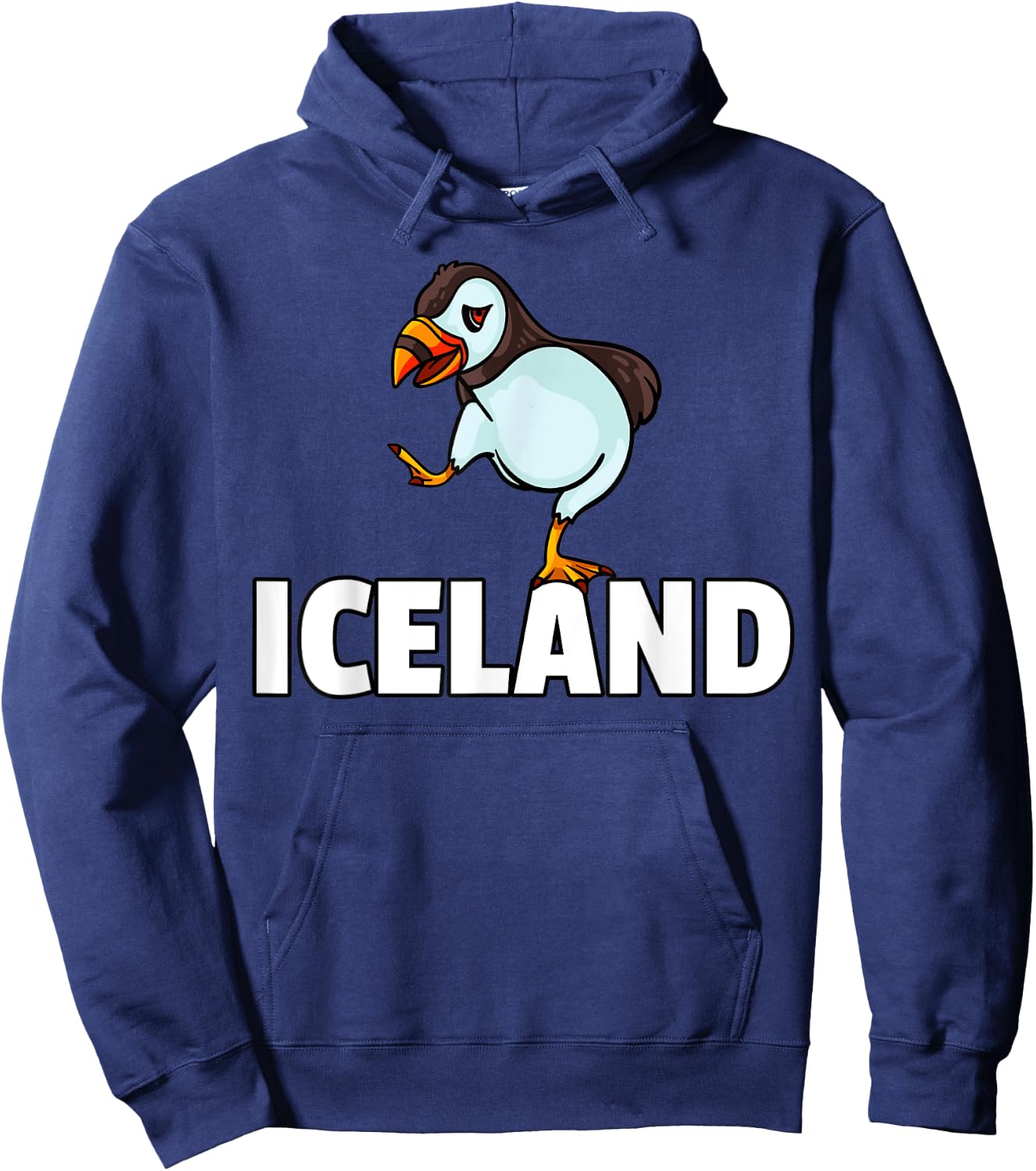 Puffin Bird Iceland Seabird Hoodie - Hoodie | Navy