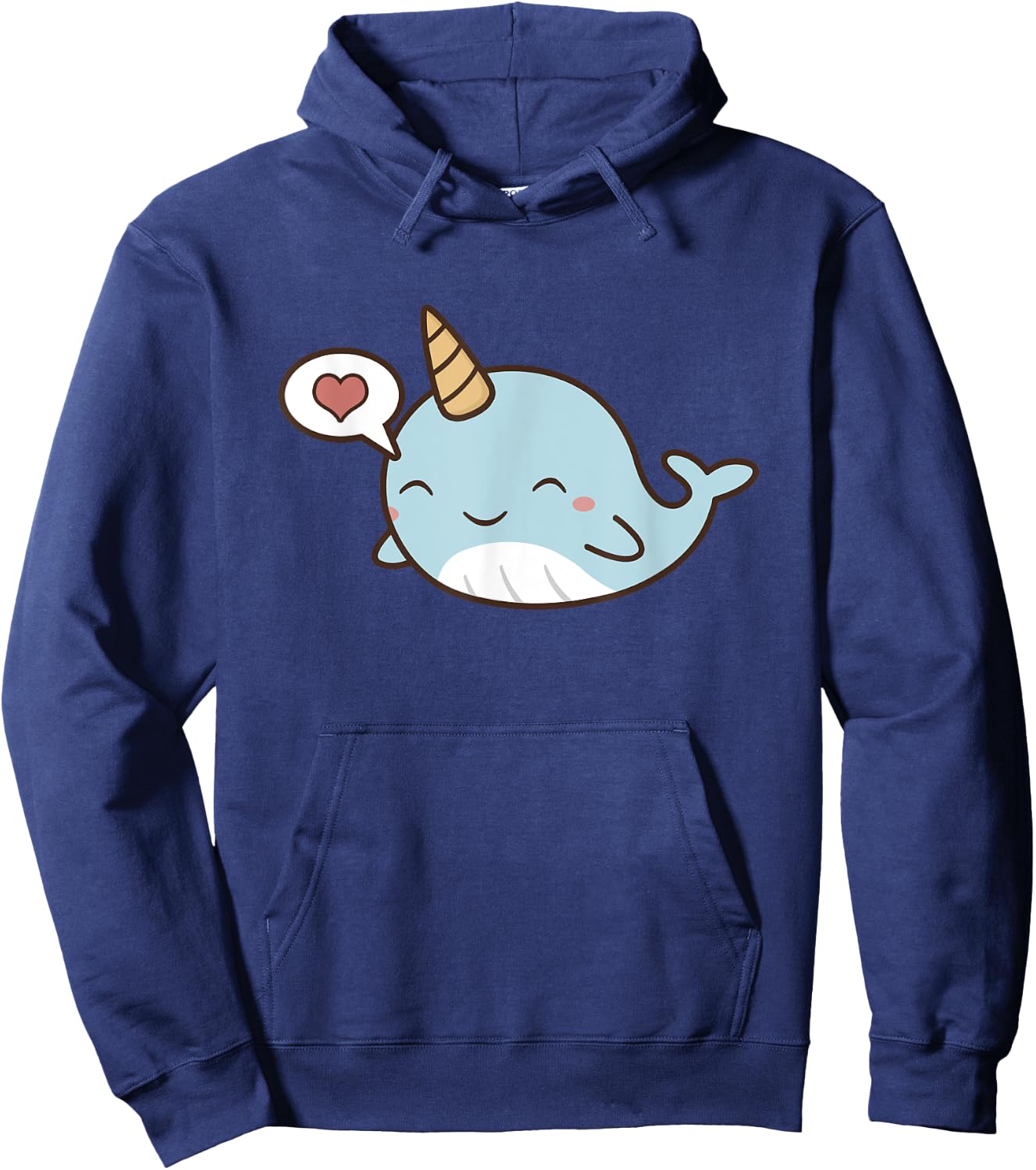 Narwhal Unicorn Of The Sea T shirt Girls Kids Women Gifts Hoodie - Hoodie | Navy