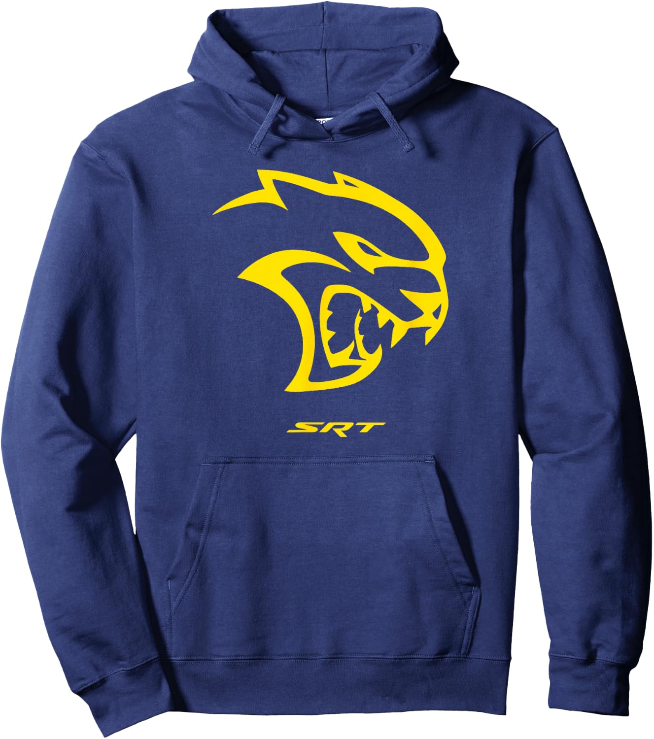 Dodge Hellcat Yellow Hoodie - Hoodie | Navy