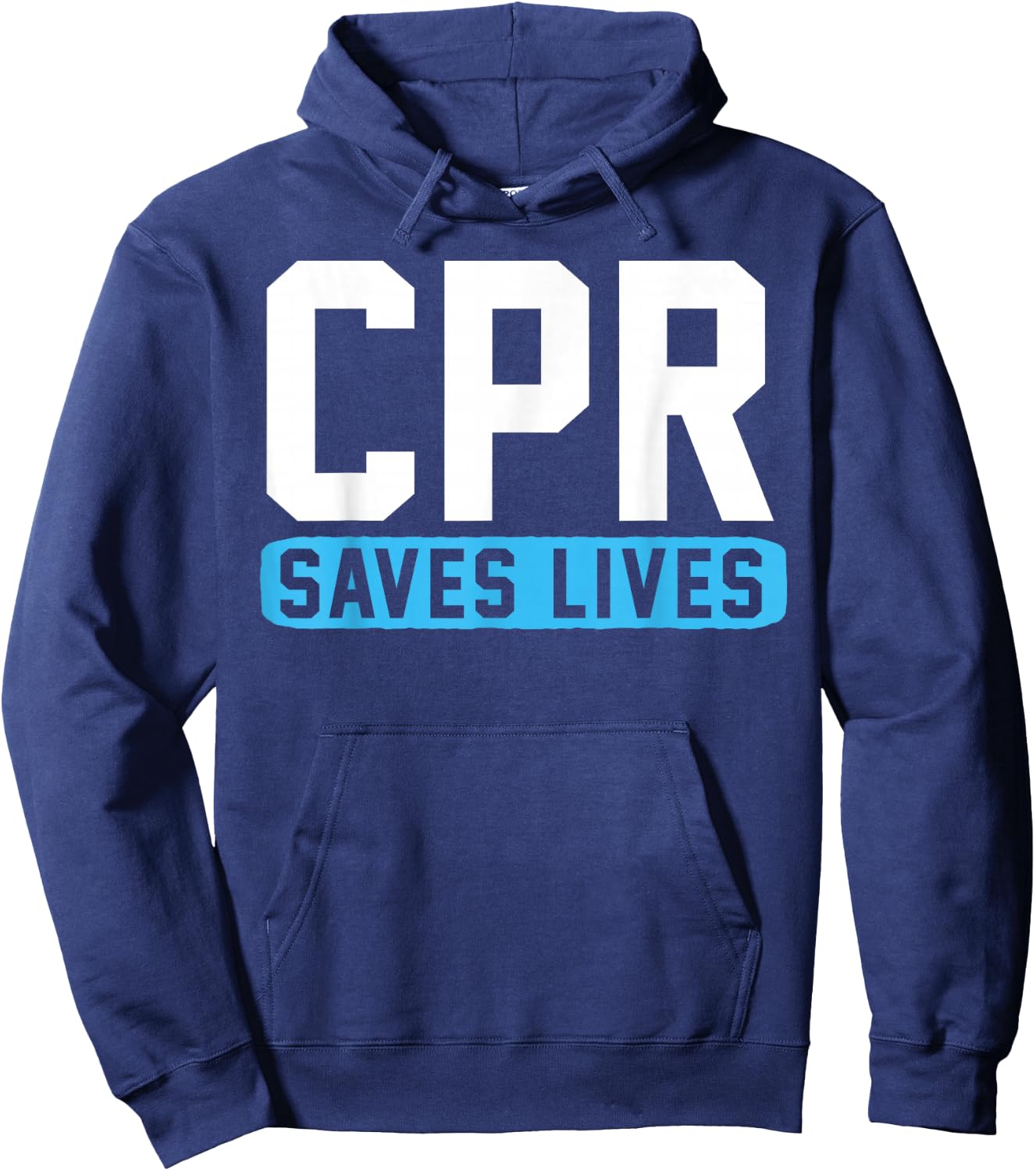 CPR saves lives Hoodie - Hoodie | Navy