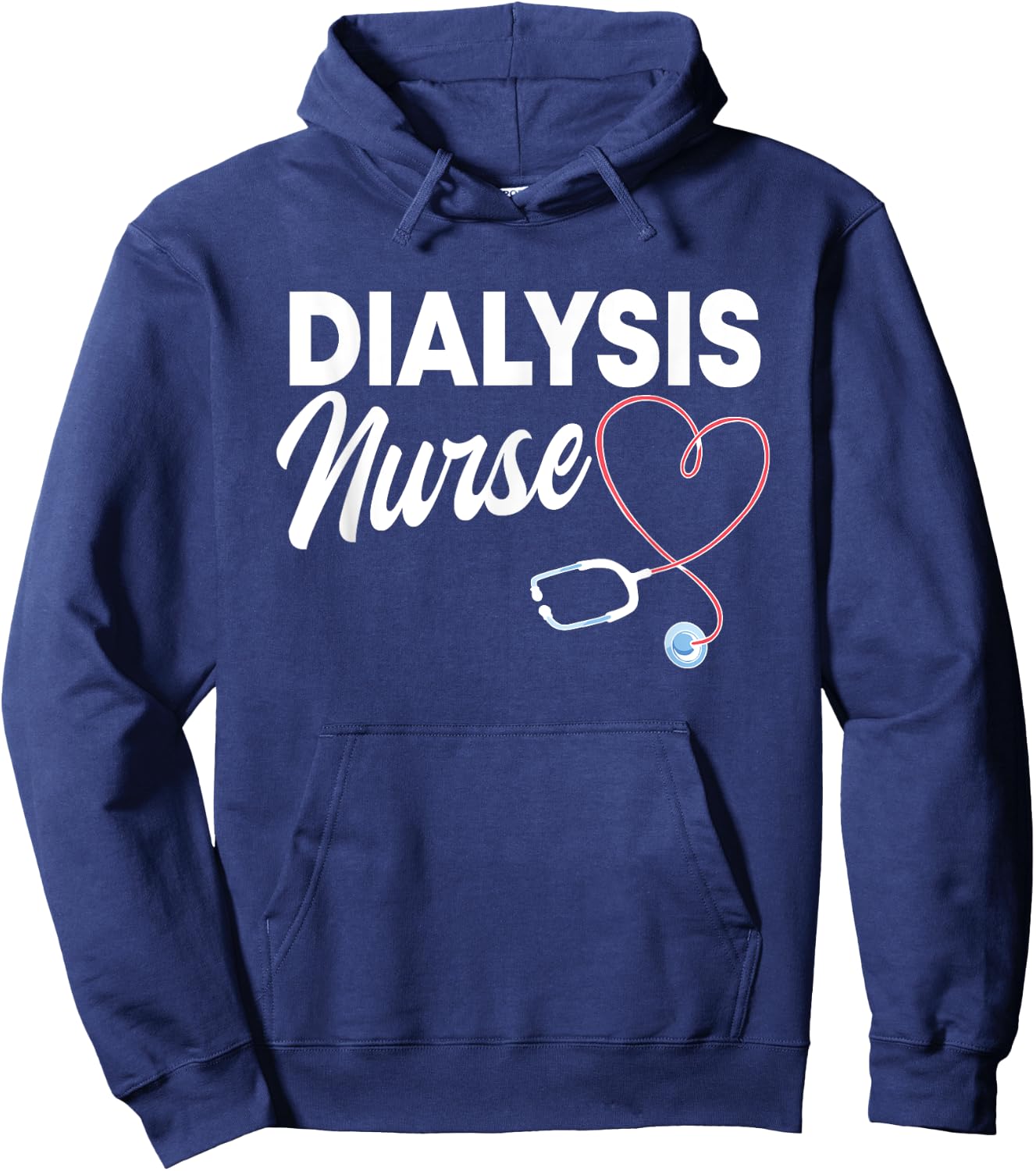 Dialysis Nurse Nephrology RN Care Renal Medical Nursing Hoodie - Hoodie | Navy