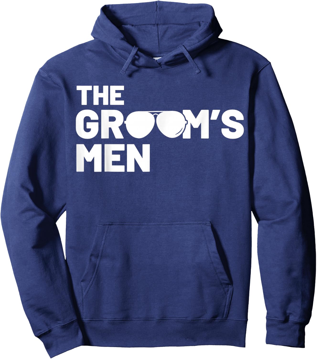 Groomsmen Groom Squat Men Bachelor Supplies Party Wedding Hoodie - Hoodie | Navy