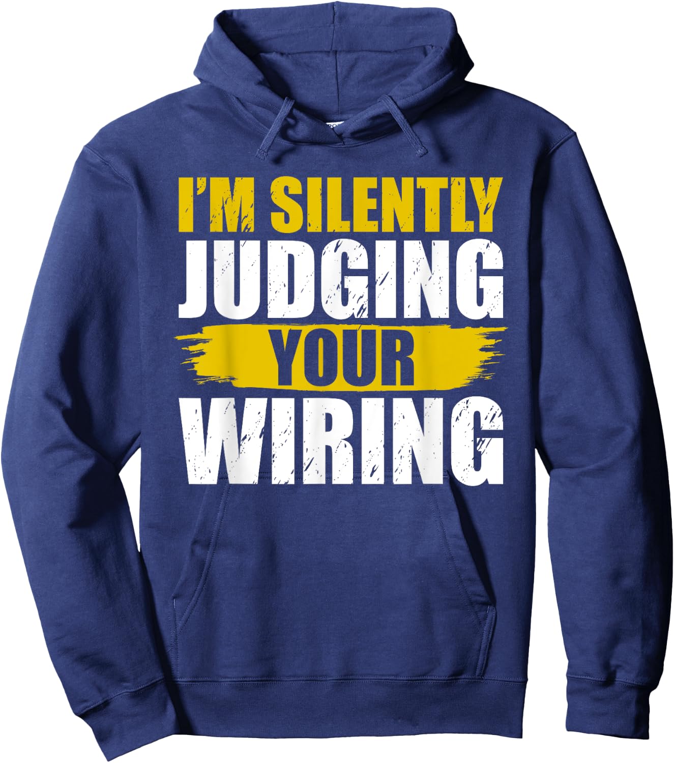 Funny Electrician Art Women Professional Electrician Hoodie - Hoodie | Navy
