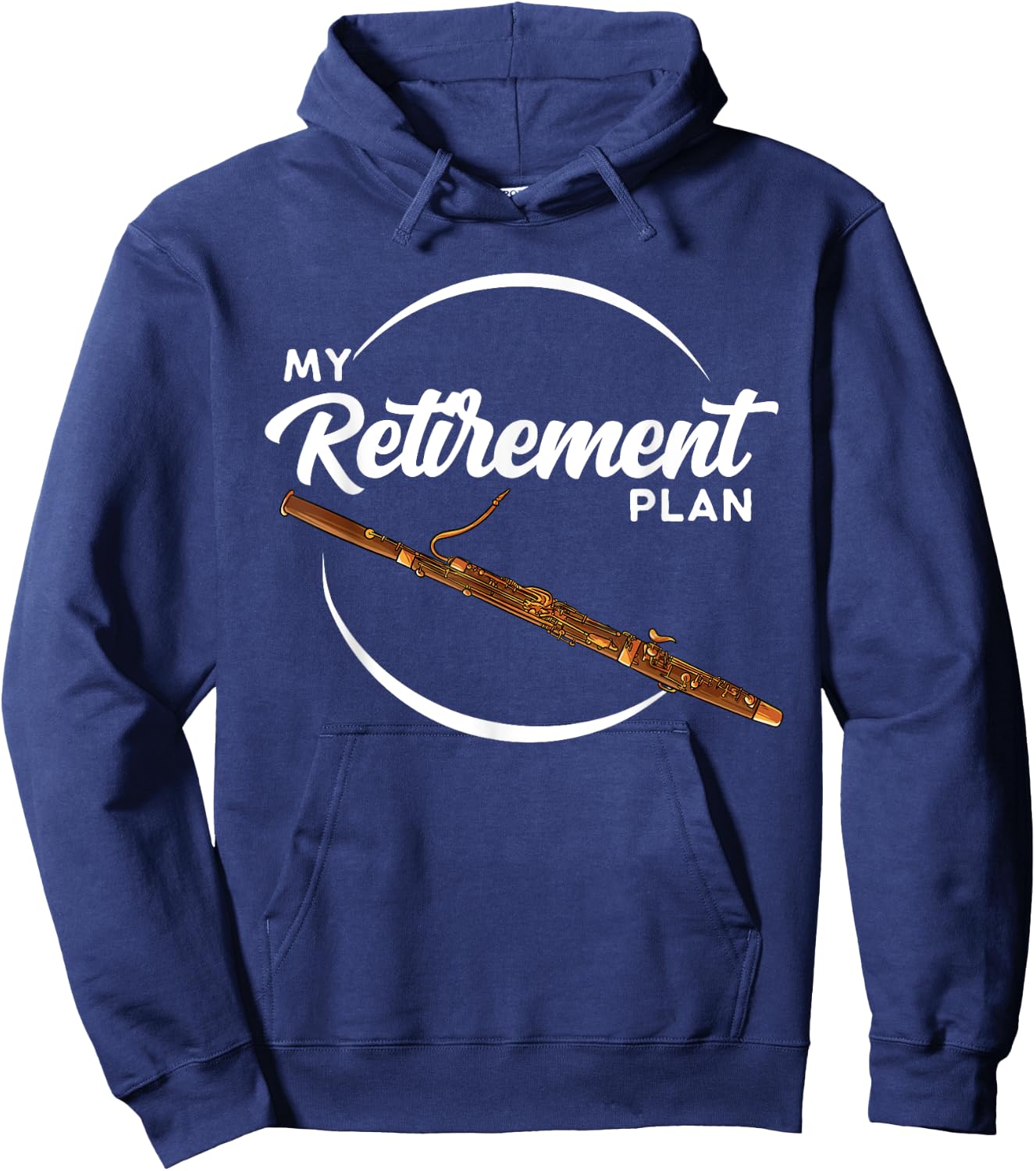 Joy Reed Instruments Funny Bassoon Player Gift - Learn To Play The Bassoon -Adults Black Hoodie - Hoodie | Navy