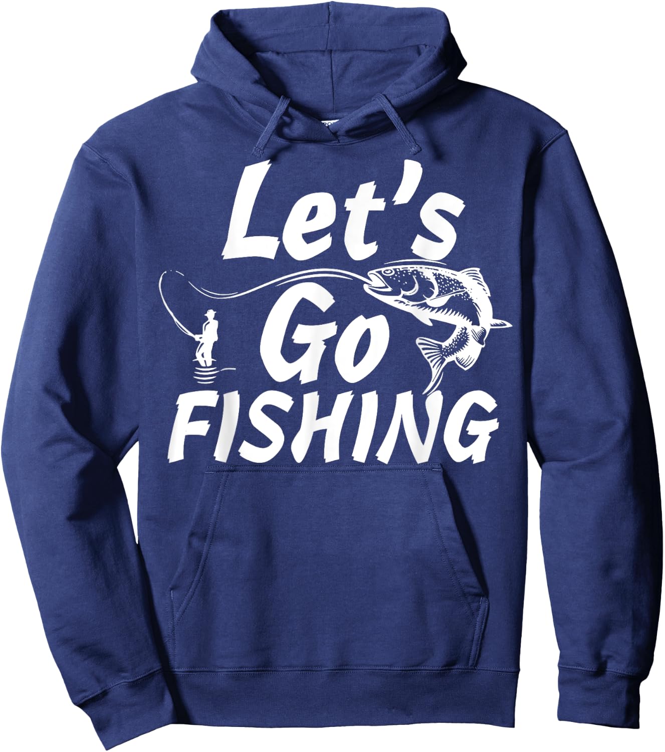 Let’s Go Fishing Shirt Fishing Lovers Or Fisherman Gift Hoodie - Hoodie | Navy