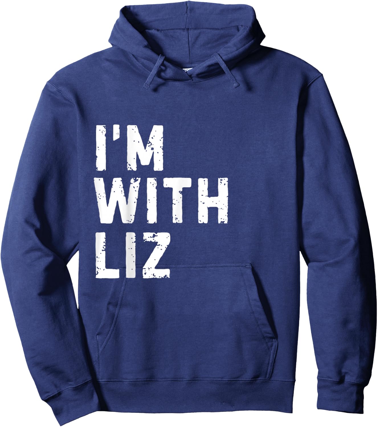 Funny Liz "I'm with Liz" Bachelorette Liz Birthday Hoodie - Hoodie | Navy