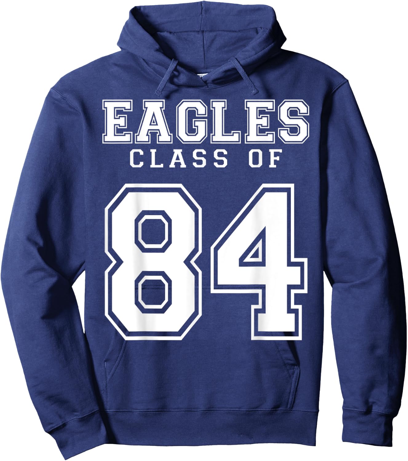 Class Of 1984 Eagles Custom Graduation Senior Personalized Hoodie - Hoodie | Navy