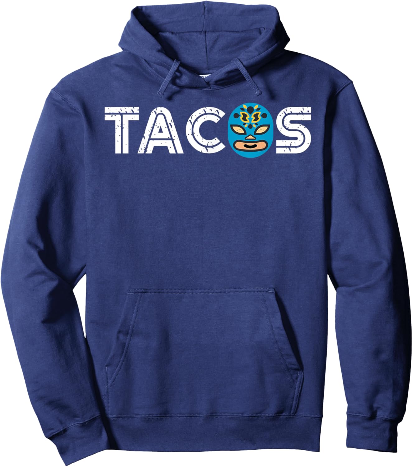 Cute Unique Lucha Libre Wrestling Mask Taco Gift Hoodie - Hoodie | Navy