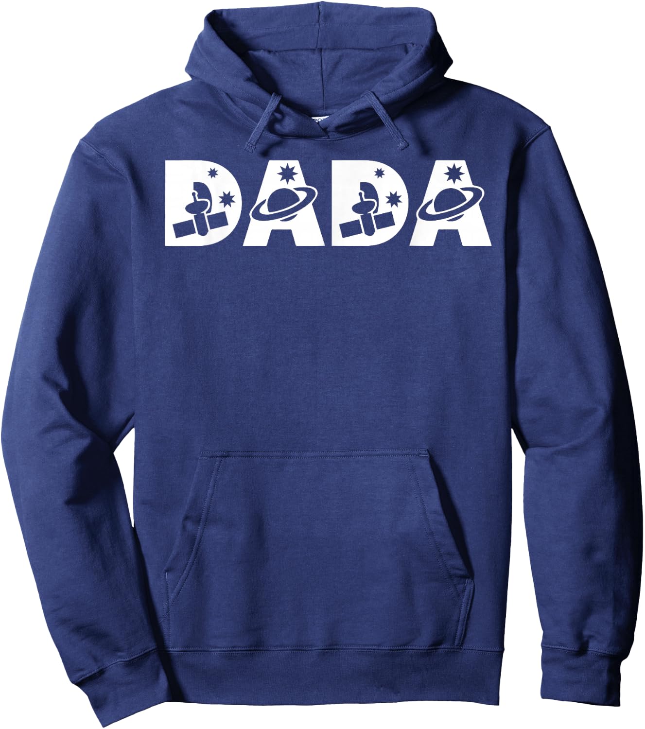 Funny Dada Space Astronaut Birthday Party Hoodie - Hoodie | Navy