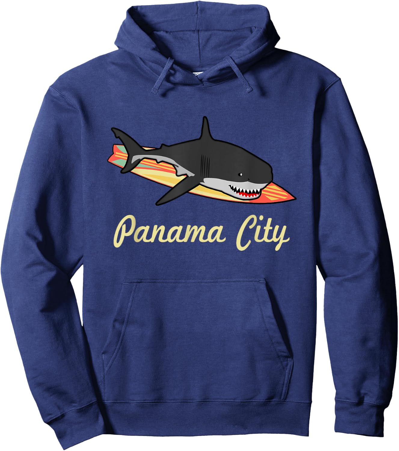 Panama City Beach Florida Souvenir Graphic Surf T Gifts Hoodie - Hoodie | Navy