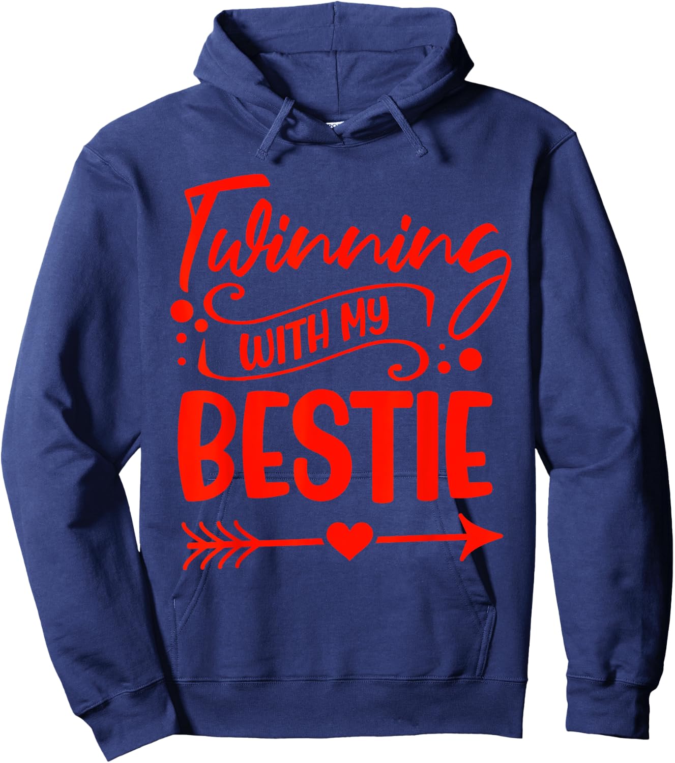 Twin Matching Twins Saying Twins Day Spirit Week Hoodie - Hoodie | Navy